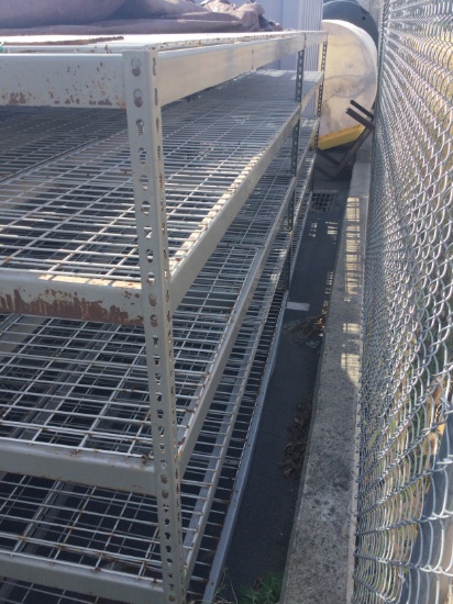 16ft 5.6ft tall rolling Metal racks