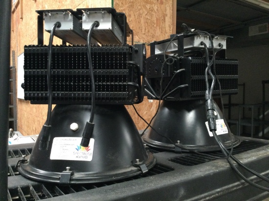 2 Spectrum King LED Grow lights