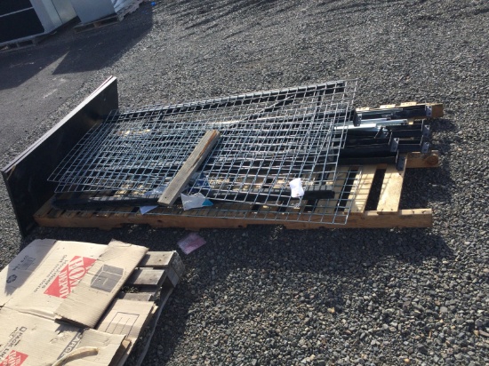 Metal shelving