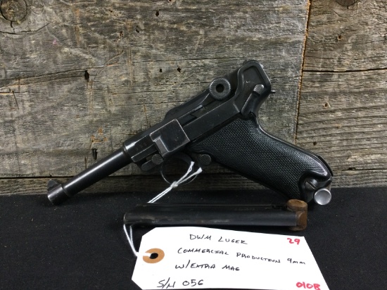 DWM Luger Commerical Production with extra magazine 9mm