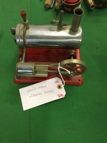 Steam engine with electric element