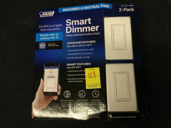 2pk Smart Dimmer Switch