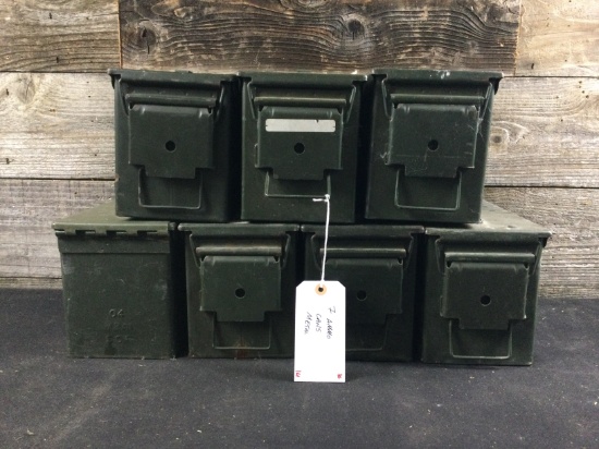 7 Ammo Cans, Metal