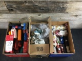 3 boxes of Toy Train Sets