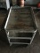 Metal cart with magnetic sides