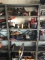 Metal Shelving with all contents
