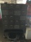 2 Metal rolling parts cabinets