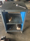 Metal tool cart