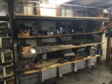 Assorted Shop stuff and shelving