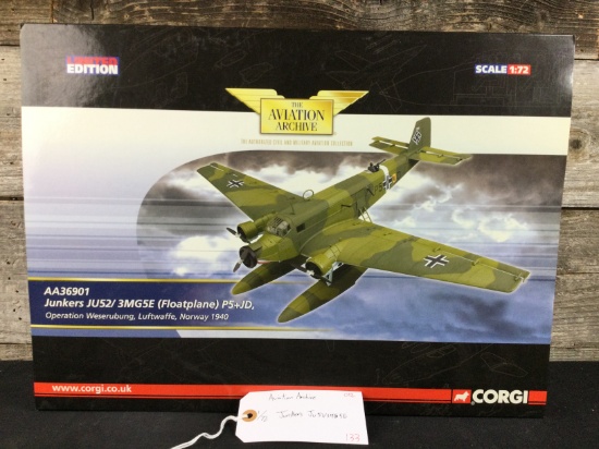 Corgi 1/72 Scale Junkers Ju.52 Floatplane P5+JD