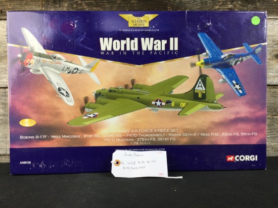 Corgi 1/72 Scale Limited Edition Die Cast Eighth Army Air Force 3 piece set