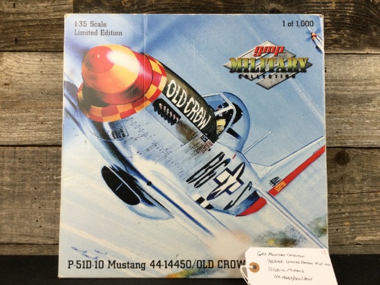 GMP Military Collection 1/35 Scale Limited Edition #1 of 1000. P-51D-10 Mustang 44-14450/OLD CROW