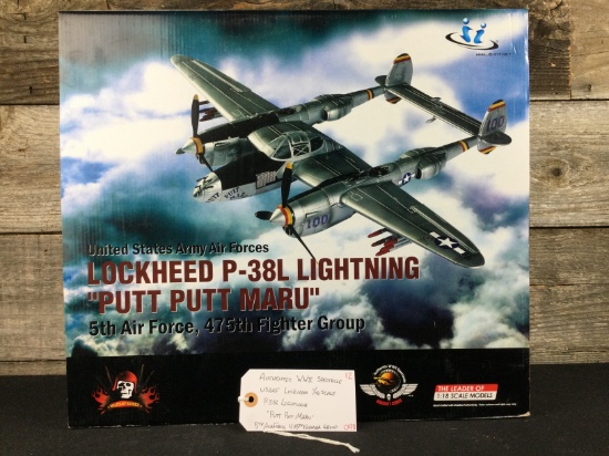 Authentic WWII Spectacle USAAF Lockheed P-38L Lightning “Putt Putt Maru”