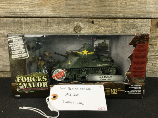 Forces of Valor 1/32 Scale Die Cast M3 Lee. Tunisia, 1942