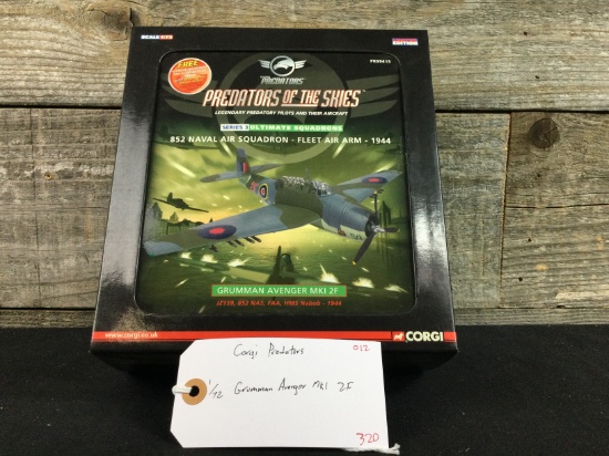 Corgi Predators of the Skies Series 3 Ultimate Squadrons 1/72 Scale Grumman Avenger MK1 2F