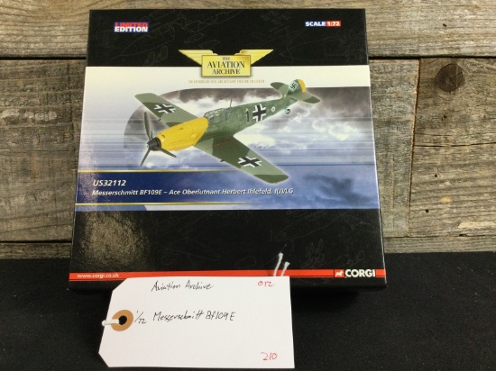 Corgi 1/72 Scale Limited Edition Messerschmitt Bf.109E Ace Oberleutnant Herbert Ihlefeld, I(J)/LG