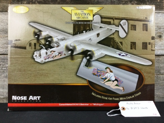 Corgi 1/72 Scale Limited Edition Nose Art Collection. Consolidated B-24J Liberator “Michigan”