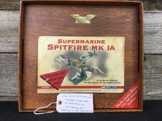 Corgi 1/32 Scale Die Cast Deluxe Limited Edition Supermarine Spitfire MK1.1A