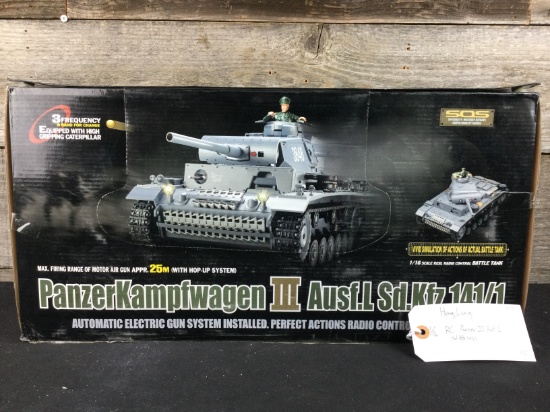 Heng Long 1/16 Scale RC Panzerkampfwagen III AusfL Sd.Kfz.141/1