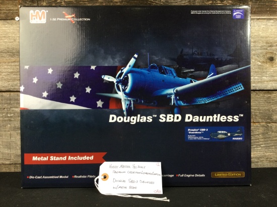 Hobby Master 1/32 Scale Premium Collection, Limited Edition Douglas SBD-3 Dauntless