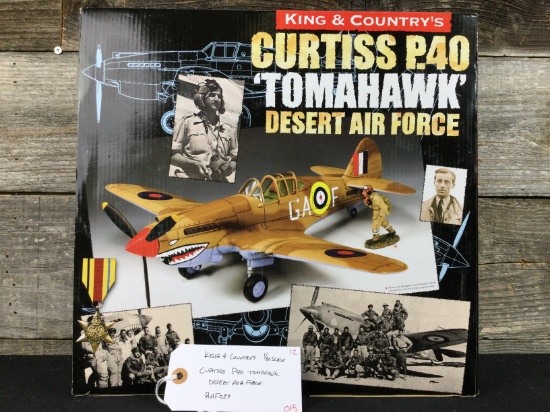 King & Country’s 1/30 Scale Curtiss P.40 Tomahawk Desert Air Force