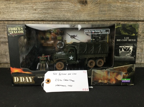 Forces of Valor 1/32 Scale Die Cast 2.5ton Cargo Truck. Normandy, 1944