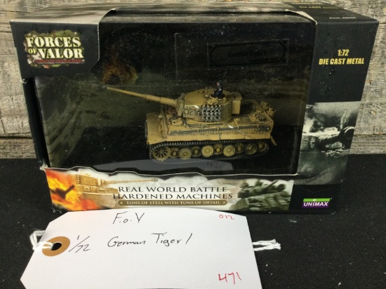 Forces of Valor 1/72 Scale Die Cast Metal Tiger I