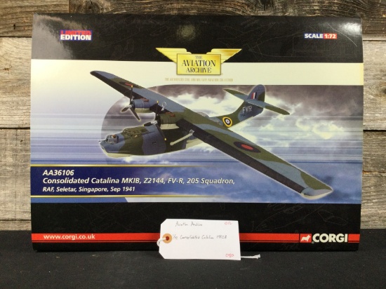 Corgi 1/72 Scale Limited Edition Die Cast Consolidated Catalina MKIB. Z2144, FV-R