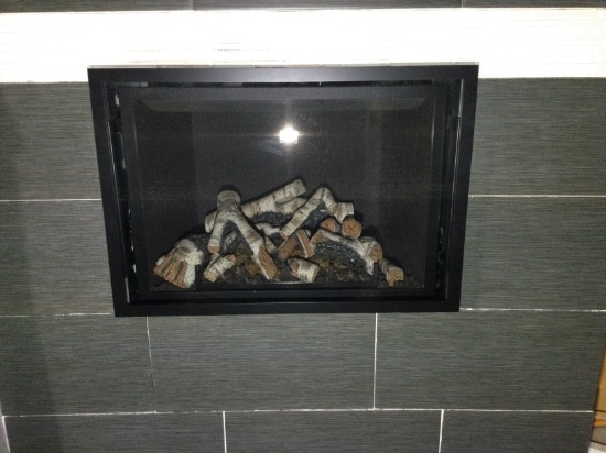 Mendota Hearth FV-34 with logs Gas Fireplace