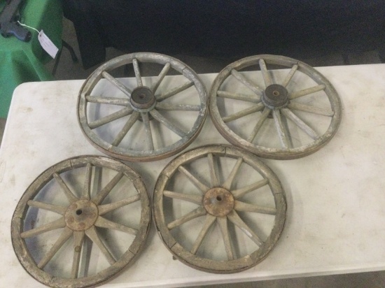 1890 German Cart Wheels