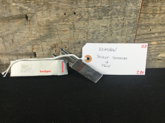 Kershaw Pocket Scissors & File