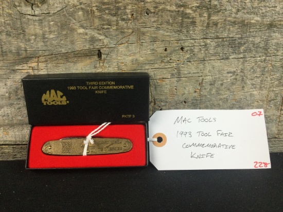 Mac Tools 1993 Tool Fair Commemorative Knife