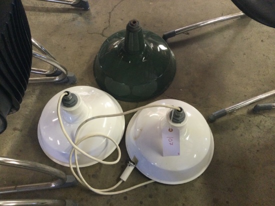 3 Shop/Barn/Warehouse Style Lights