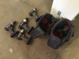 4 Craftsman Drills in soft bags