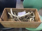 Small Wood Crate of Deer Sheds
