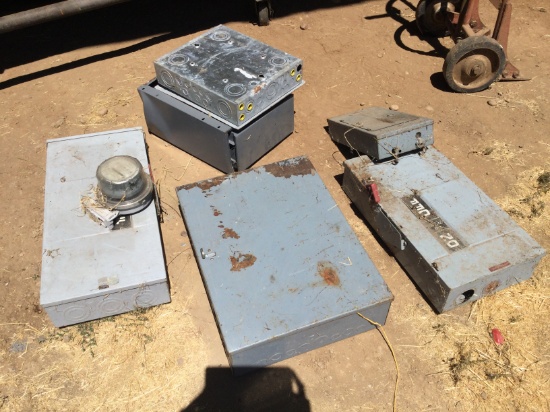 Pile of electrical pannels