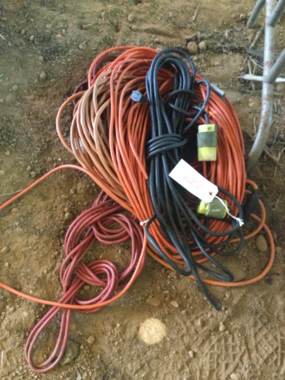 Assorted extension cords