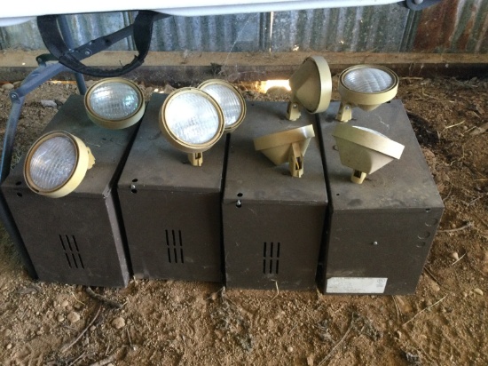 4 Battery backup emergency lights