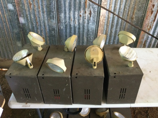 4 Battery back up emergency lights