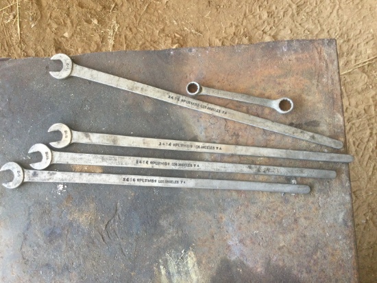 Old Plumb Flat Wrenches
