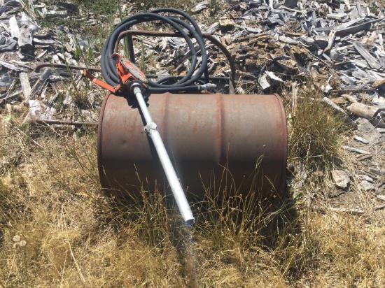 55gal Fuel Drum with transfer pump
