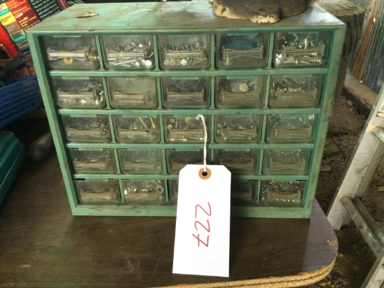 Bolt bin with all contents