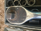 Proto sockets & ratchet + oddball/random sockets set in tool box