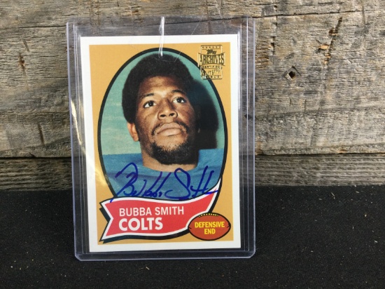 Autographed 2001 Topps Bubba Smith Card 248/450
