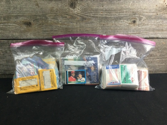 3 bags of loose mixed cards