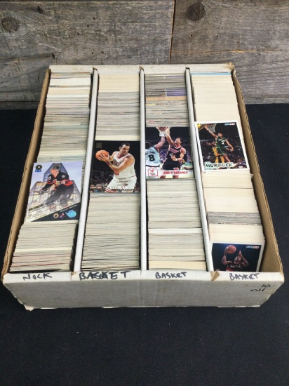 Flat of Basketball and hockey cards