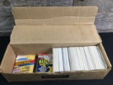 Half full Flip top box of Baseball cards