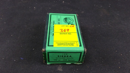 24 .308cal 150gr Spitzer Projectiles