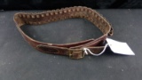 Leather Bandolier Belt