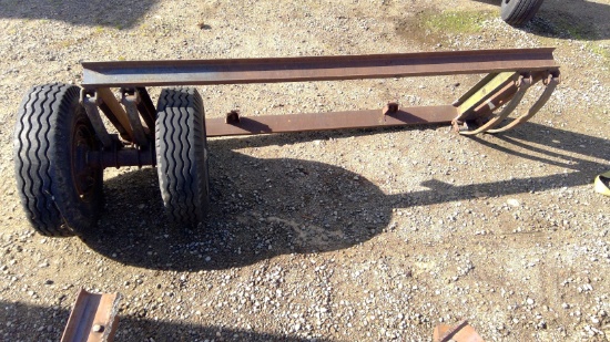 Double Wheeled Dead-Axle with Frame. Missing a set of wheels